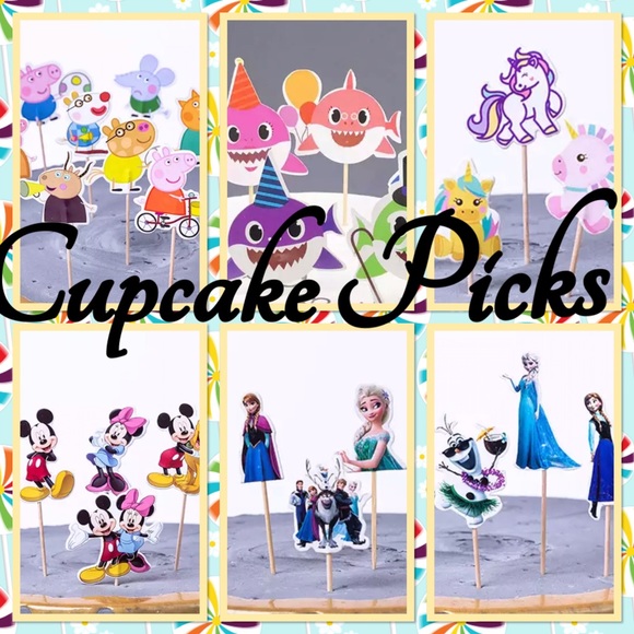 🎉New🎉Baby Shark Birthday Cake or Cupcake Toppers🎉 - Picture 2 of 2